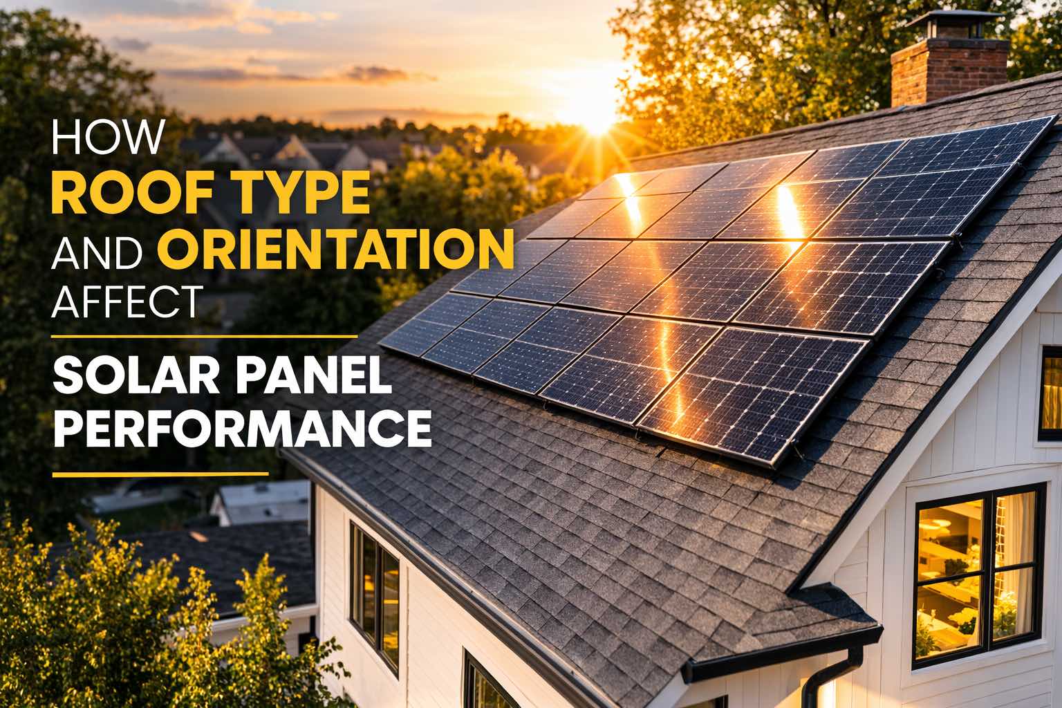 solar panel roof types